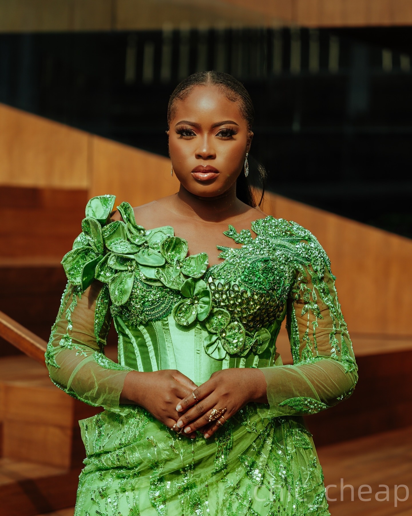 Aso Ebi Green Sheath Prom Dresses 2025 Flowers Crystals Lace African Evening Formal Party Second Birthday Engagement Gowns Plus Size Dress For Special