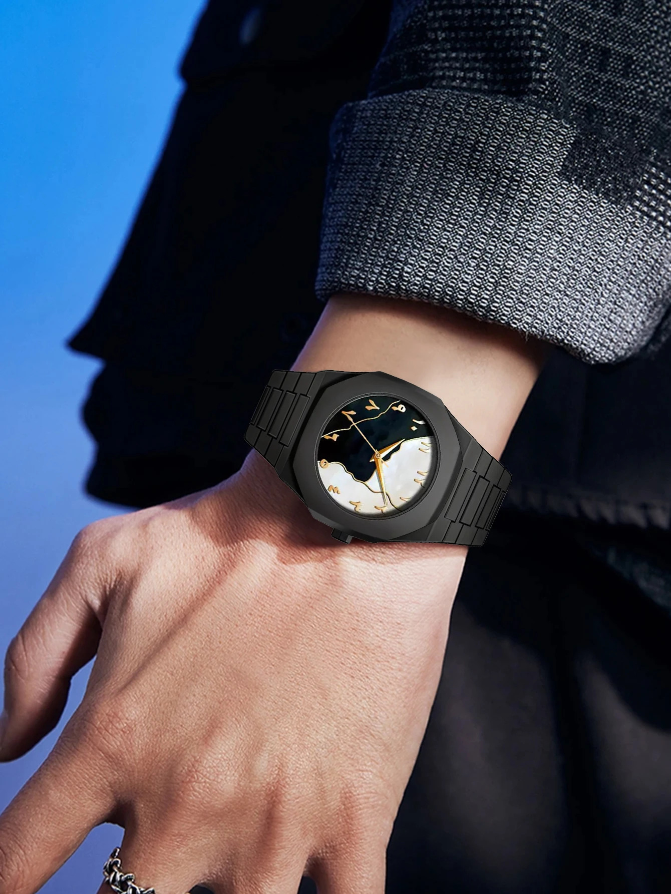 Latest quartz watches trend business senior mens watches 250901