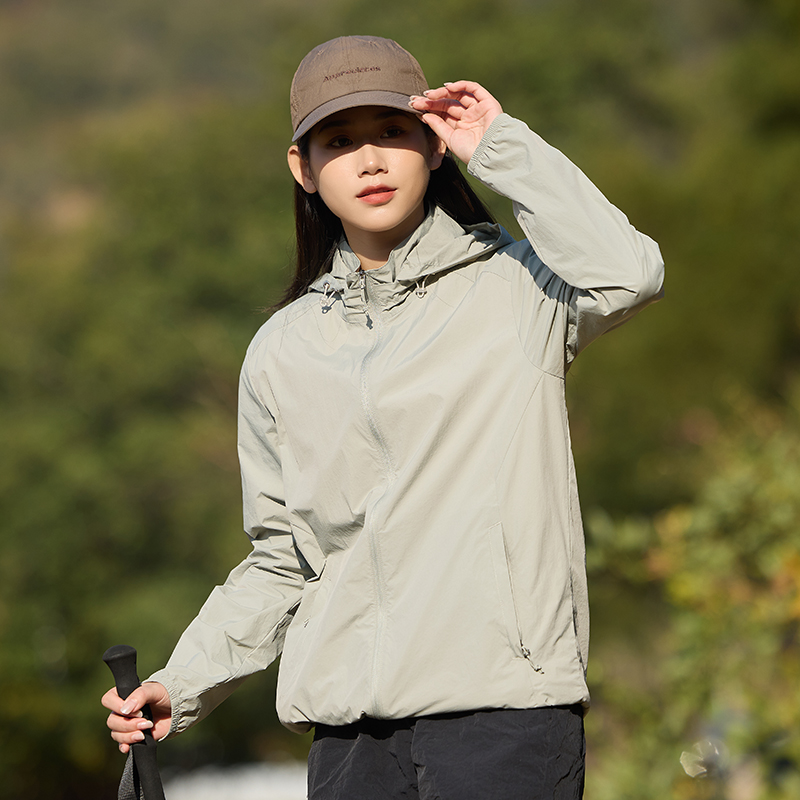 lightweight hooded couple sunscreen jacket upf50 protection