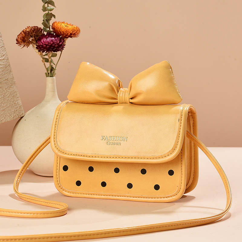 autumn new product niche design versatile bow simple and elegant diagonal cross bag fashionable small square bag designer atmosphere shoulder bag