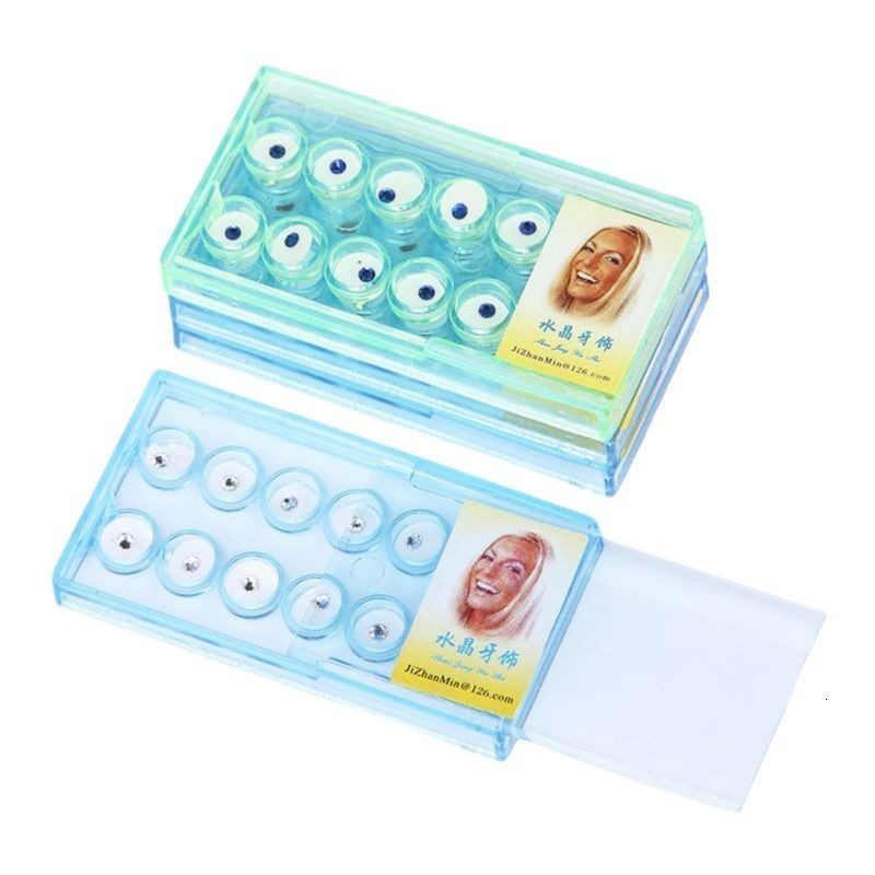 DIY Tooth Gems Kit with Crystals with Curing Light Glue Tooth Jewelry Gems Kit Sturdy Tooth Decoration Kit Professional Ornament 250322