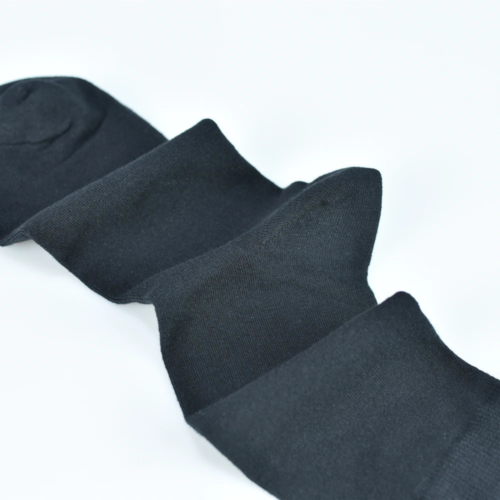 810Pack Mens Black Bamboo Fiber Socks Soft Breathable Absorbent Four Seasons Dress Socks250831