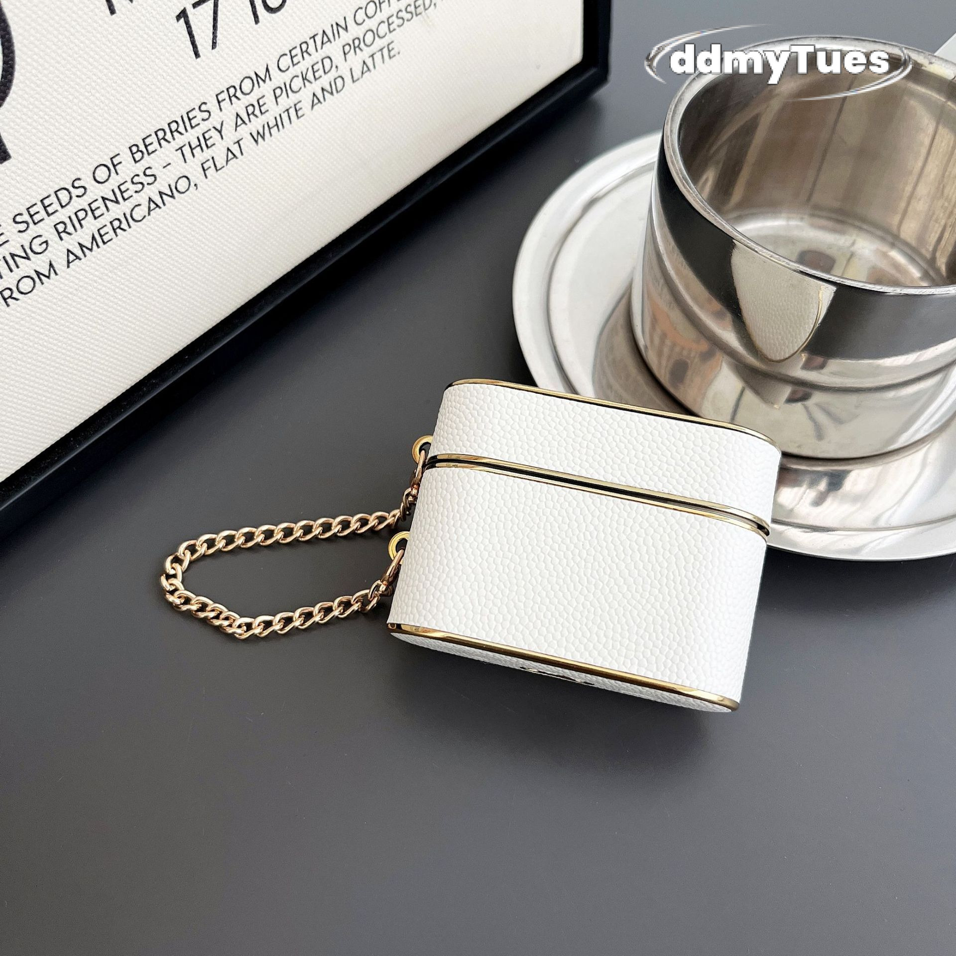 Xiaoxiangfeng Protective Electroplated Leather Apple Case (2/3) - Wireless Bluetooth Chain Earphone Accessories
