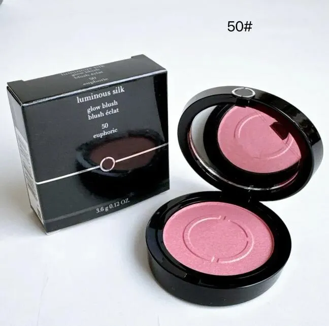 Brand 5 colors Makeup Giorgio Blush Palette Natural Single Blusher 3.6g Cheek Brightening Face Contouring Shadow Blusher Long-lasting Blusher