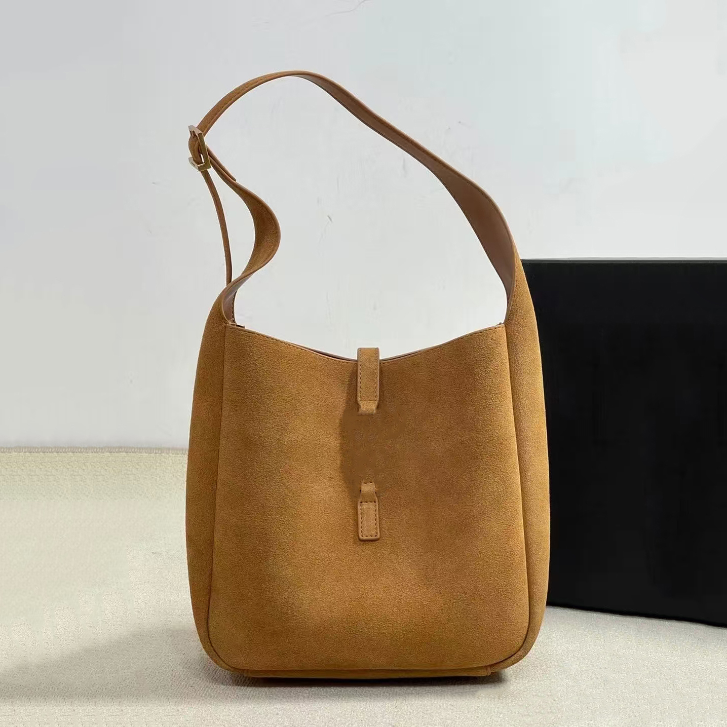 designer bag brown suede bag bucket bag LE5A7 suede tote luxury suede purse women hobo shoulder bag high quality versatile handbags vintage underarm bag shopping bag