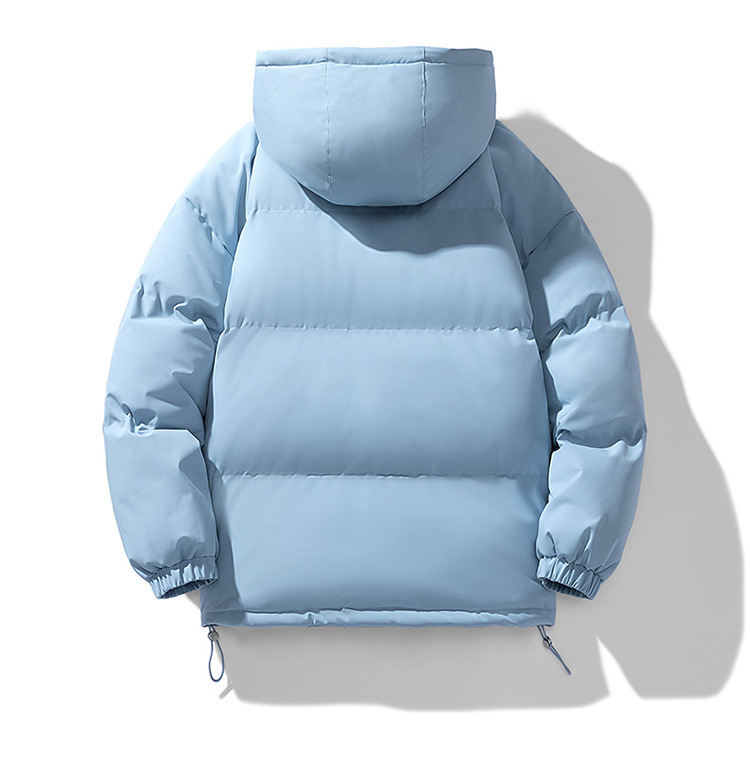 New cotton padded coats mens short bomber jacket with hooded warm and thick casual coat couples warm trendy man tops