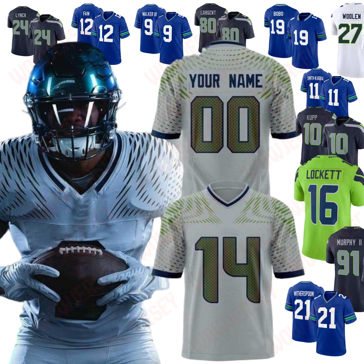2025 SEA Rivalries Football Jersey Cooper Kupp Sam Darnold Jaxon Smith-Njigba Jalen Milroe Grey ZabelDevon Witherspoon Nick Emmanwori 9 Kenneth Walker Byron Murphy