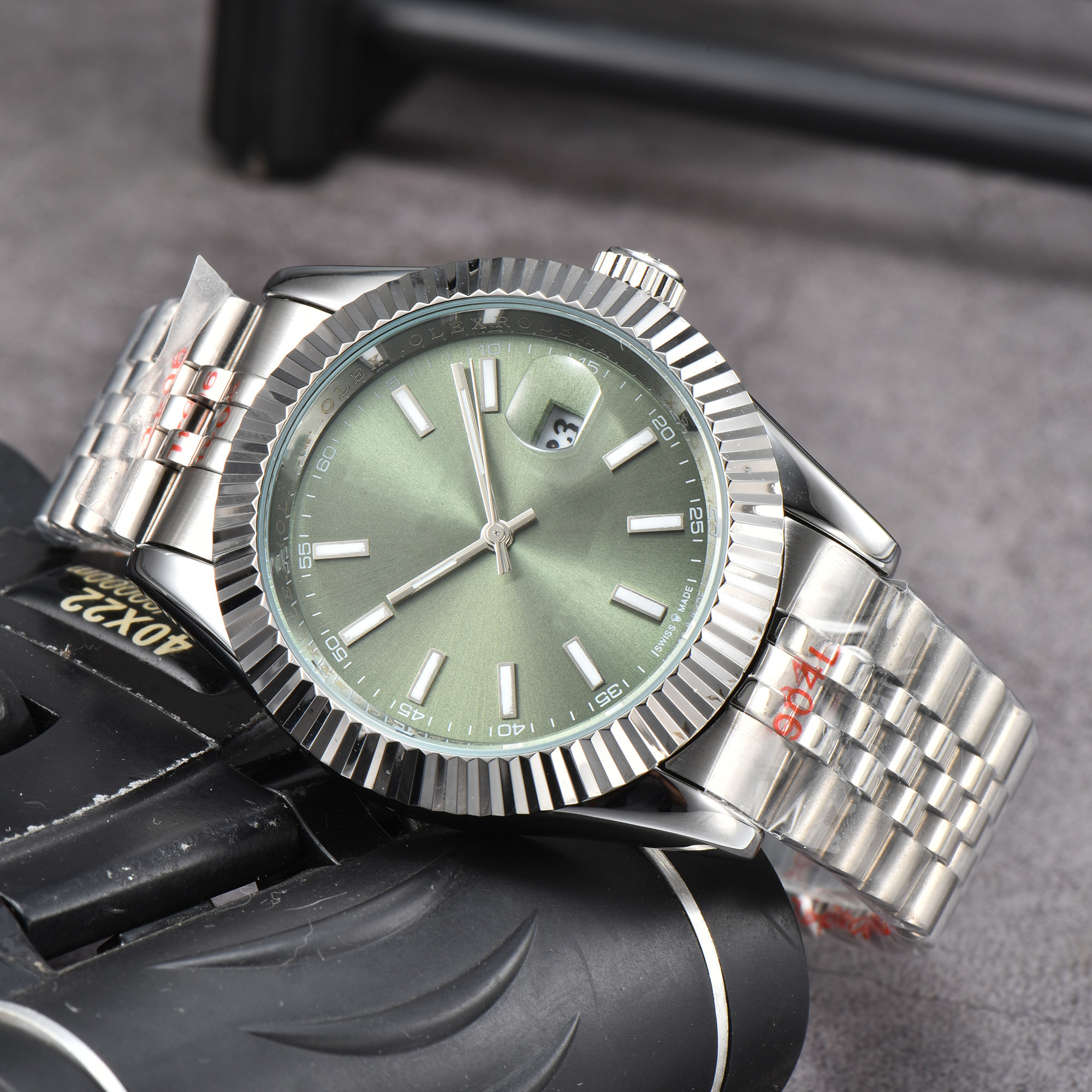 New Mens women OYSTERity PERPETUALity SKY DWELLR Set with diamonds Watches automatic quartz Movement Male Clock Luxury Business Designer Men Wristwatches #120