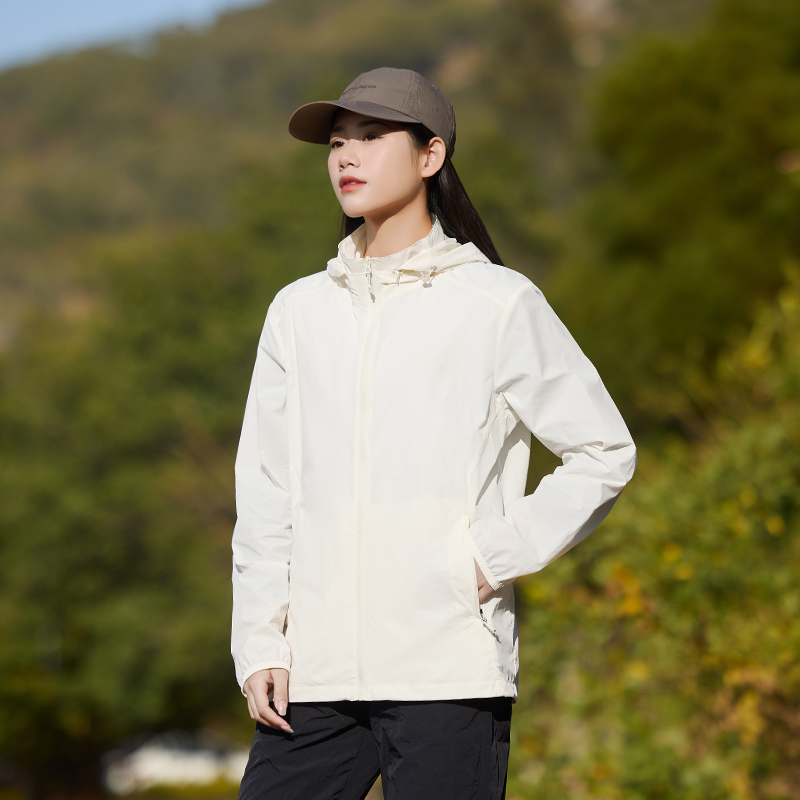 lightweight hooded sunscreen jacket for couples stay cool outdoors