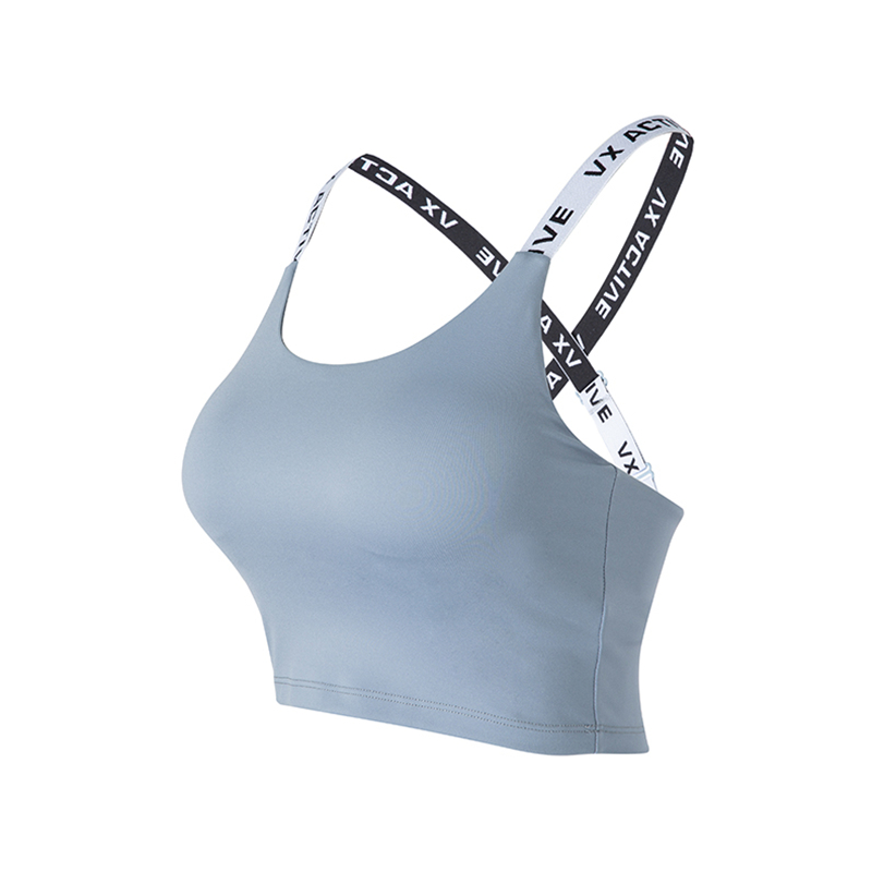 Women's Cross Strap Butterfly Design Athletic Support Brassports bra