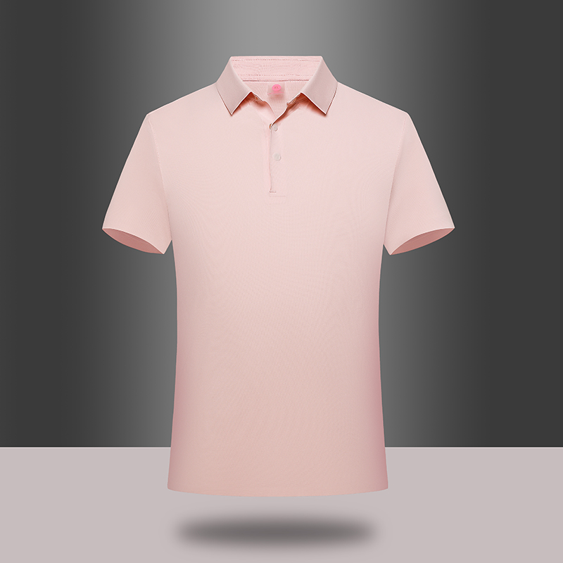 Cool Ice Silk Couple Polo Shirt Hydrophobic Easy to Clean