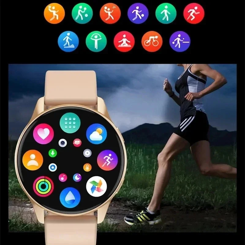 2025 Women Bluetooth Call Smart Watch Heart Rate Blood Pressure Monitoring Smartwatches IP67 Waterproof Men SmartwatchBox 250901