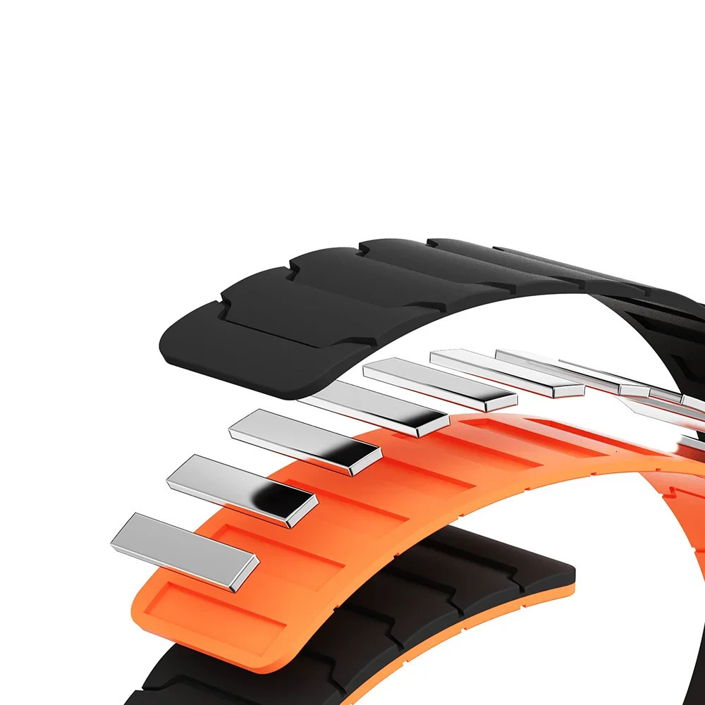 Magnetic Bands For Samsung Galaxy Watch 7 6 5 4 3 Silicone Loop Strap GT543Pro 46mm Ultimate 22mm 20mm Correa 250829