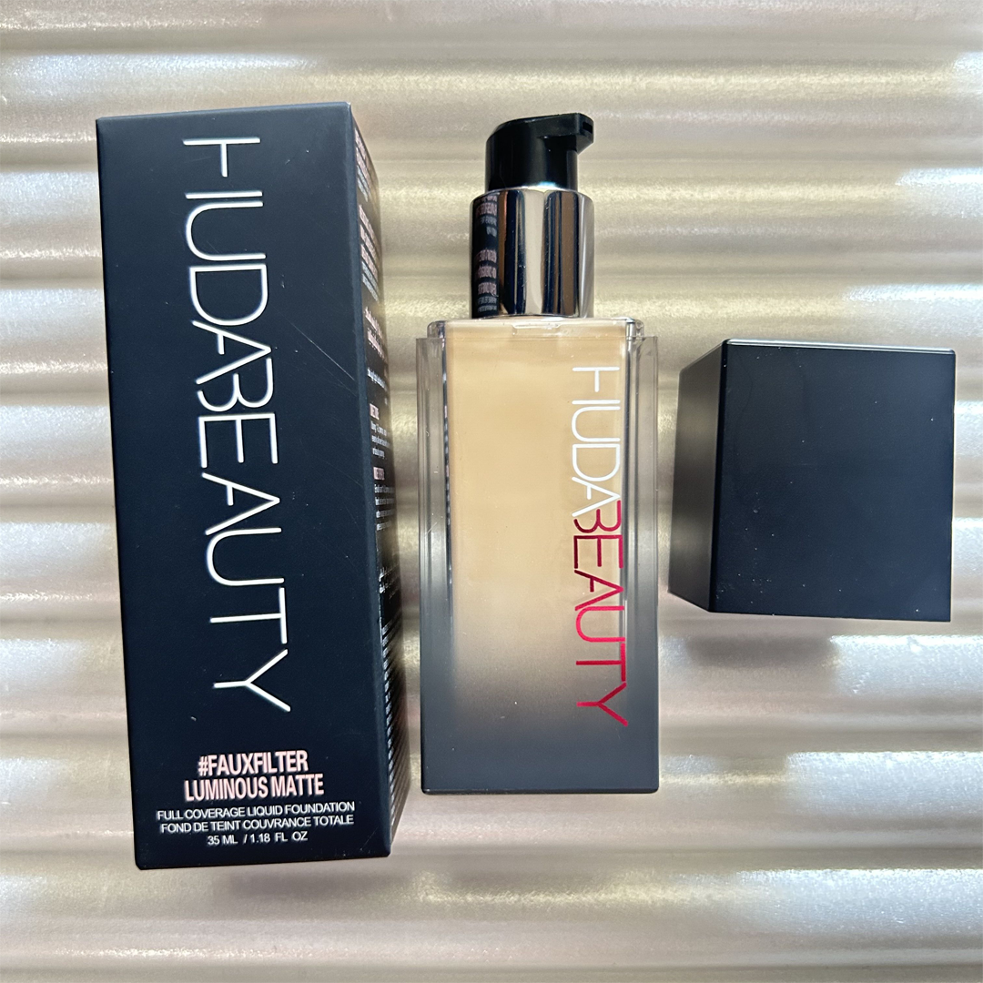 Huda Beauty Faux Filter Liquid Foundation 8 Colors 35ml Matte Concealer Lasting Makeup Brightening Makeup Liquid Foundation