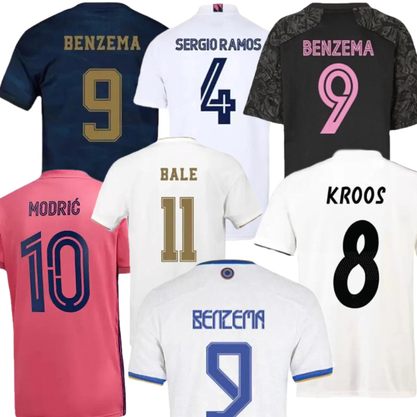 Retro classic RealS KROOS soccer jerseys 18 19 20 21 22 23 24 BENZEMA MARCELO ISCO NACHO CARVAJAL ASENSIO BALE SERGIO RAMOS HAZARD VINICIUS JR. MadridS football shirt