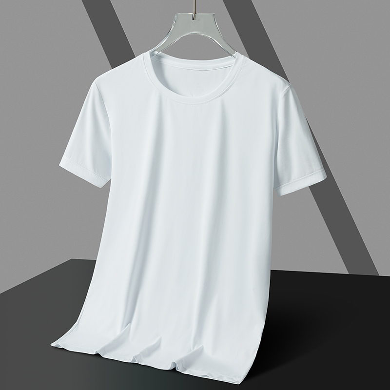 breathable couple round neck tee feather light feel for ultimate comfort