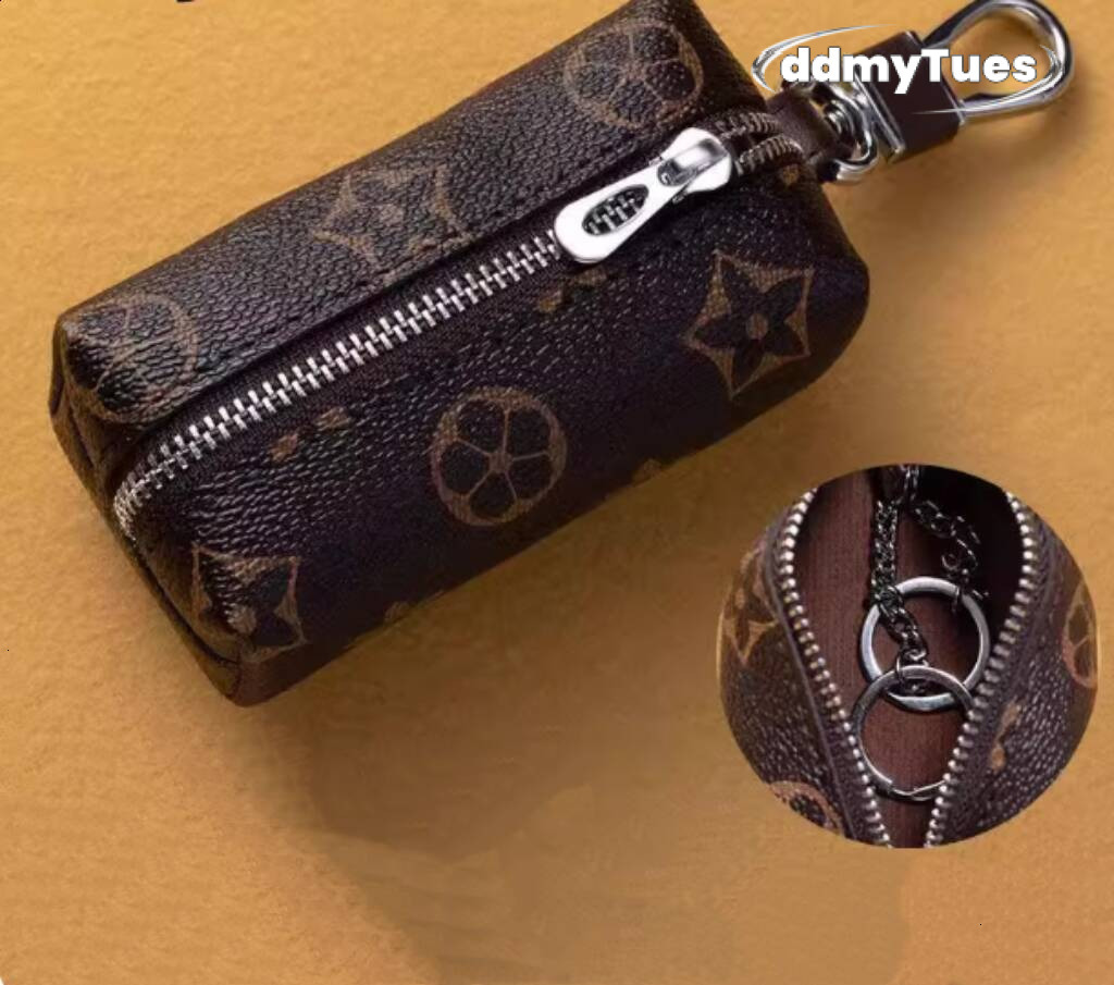 2025 Mini Key Wallet Large Capacity Waist Hanging Houndstooth Zipper Coin Purse Card Holder Two-in-One Red Envelope 250818