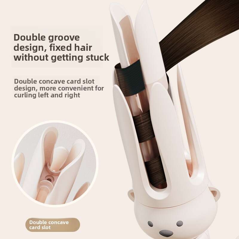 Fully Automatic Dual Slot Curling Iron 28Mm Lazy No Hair Damage Electric Rotating Big Waves Long-Lasting Styling
