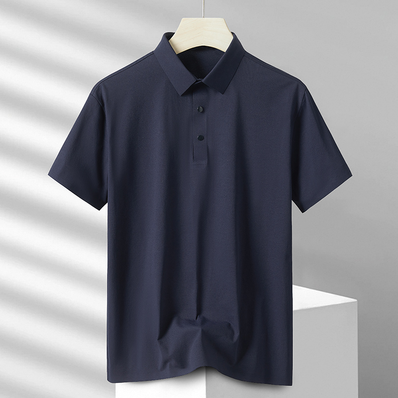 anti wrinkle couple polo shirt custom woven for quality