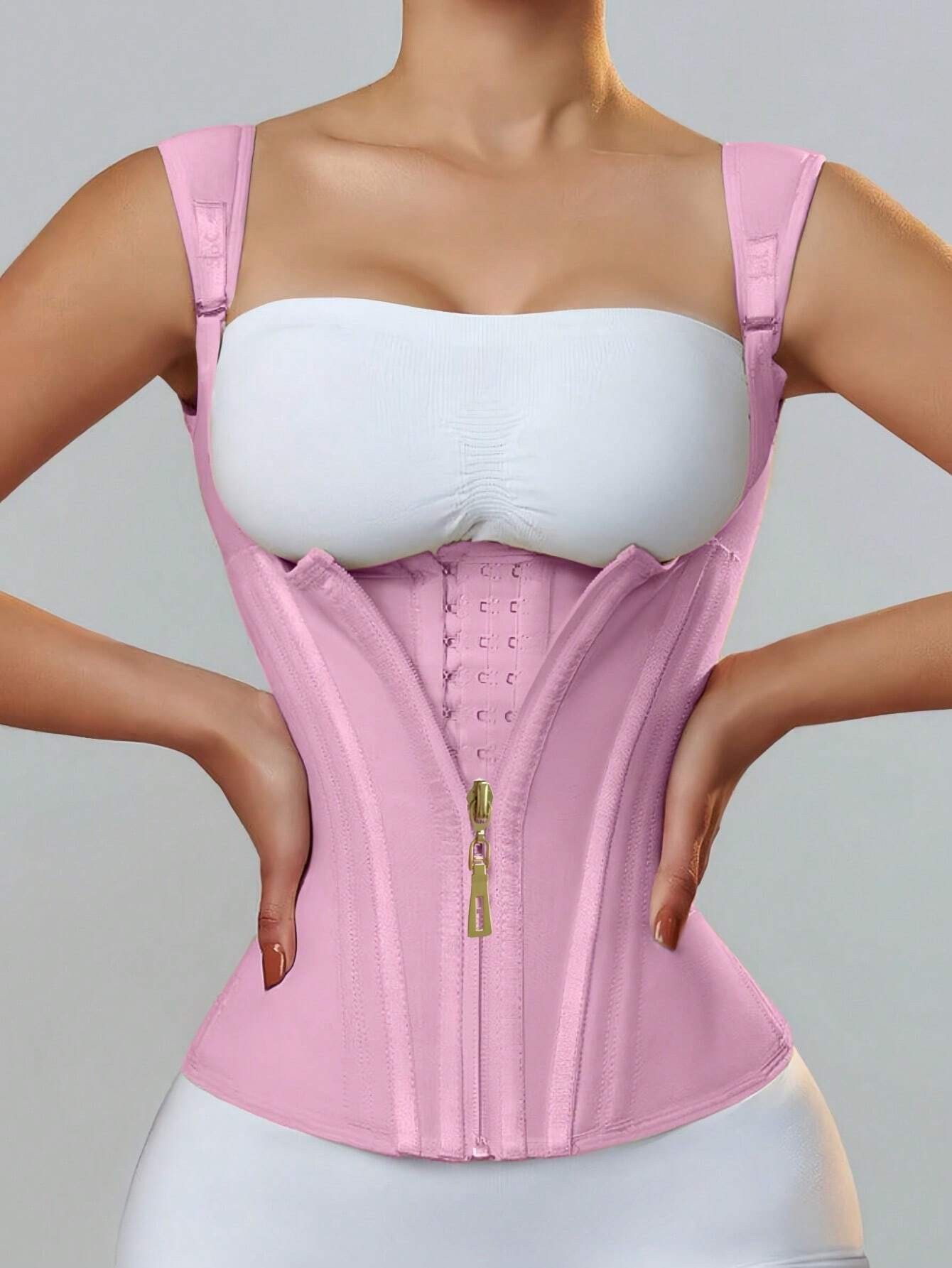 Waist Trainer Corset for Women Body Sculpting & Slimming Tummy Shaper Fitness Workout Girdle Waist Cincher Corset Shapewear Postpartum Body Shaper