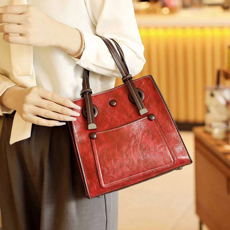 Vintage Women's High Quality Handbag Women Shoulder Bag Large Capacity Versatile Female Crossbody Bags