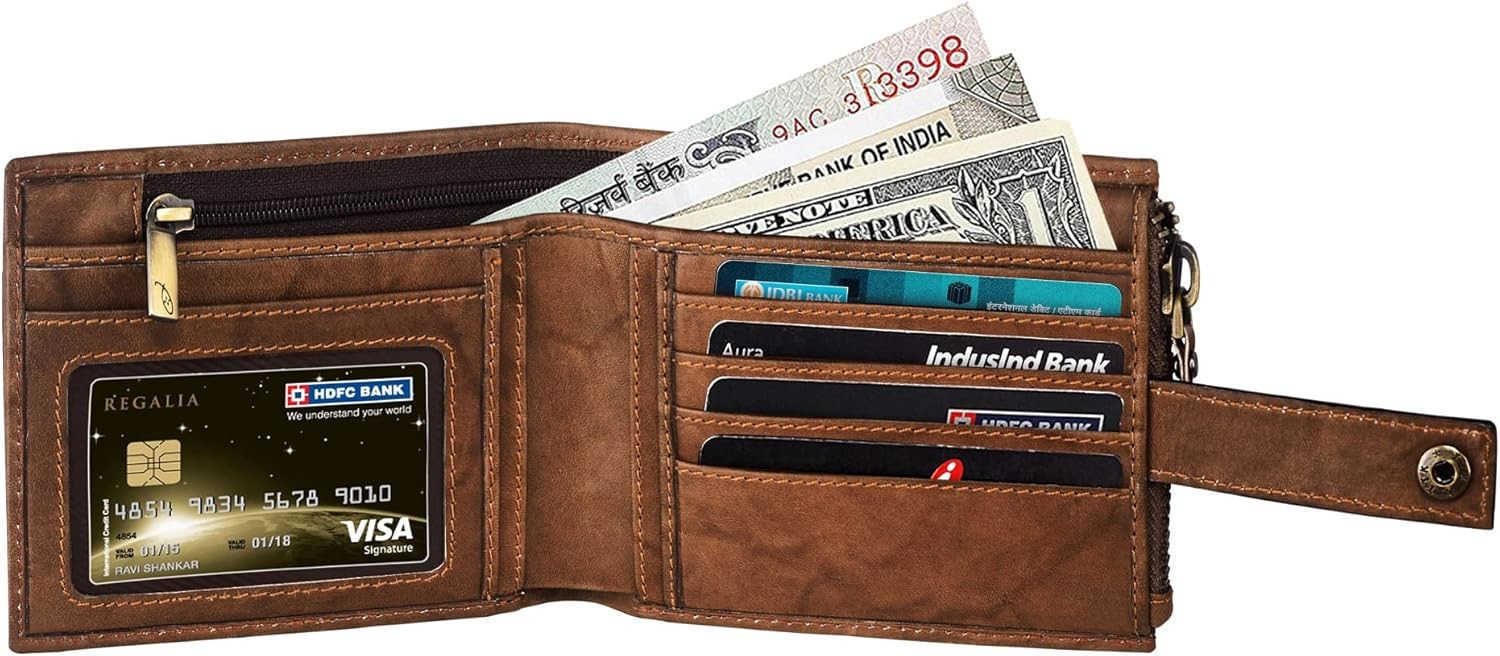 Design Brown Genuine Leather Wallet For Men With Detachable Card Holder Mens Wallet RFID Wallet For Men And Women Billetera De HombreZ250911