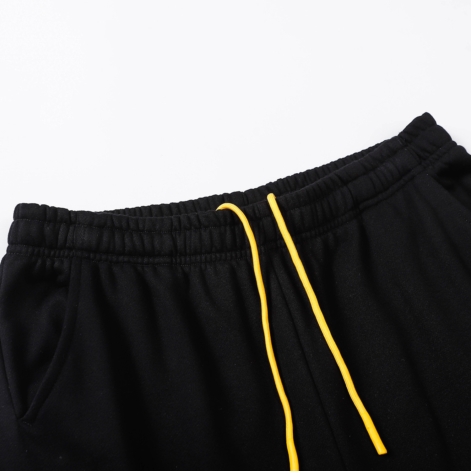 Drew House Embroidered smiley face drew shorts black