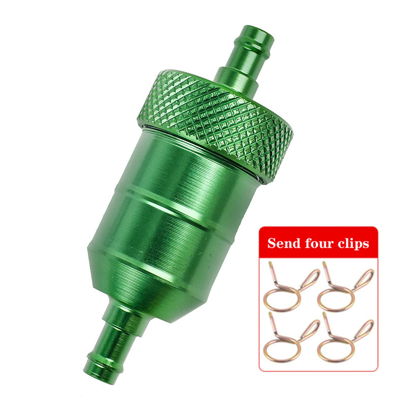 ATV motorcycle gasoline filter CNC aluminum alloy filter modification filter element oil cup color universal cup