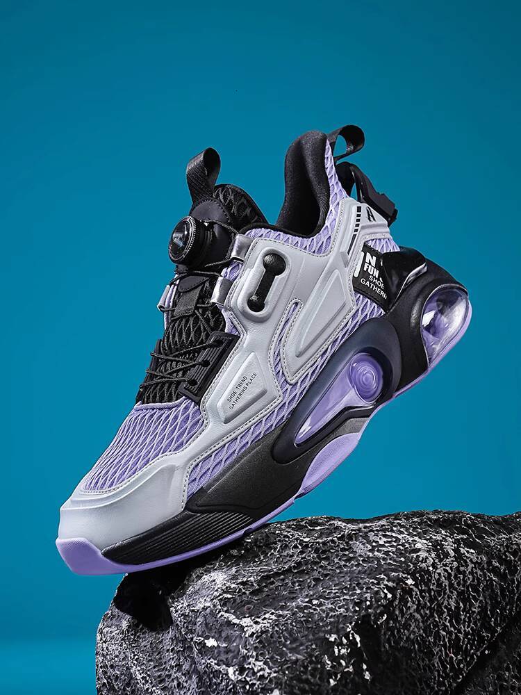 Breathable Sports Men, Summer, Spring, Autumn, Trendy Casual Knob Cushion Running Shoes for Boys, Middle School Students, Teenagers