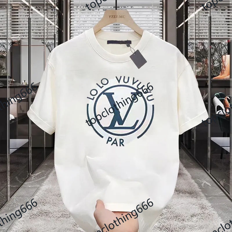 Mens Designer T-Shirt Casual Round Neck Short Cotton Top Shirt Stylish Classic Fit Short Sleeve Top Womens Shirt Women T Shirt Men Top Luxury T Shirt Size S-3XL AAA