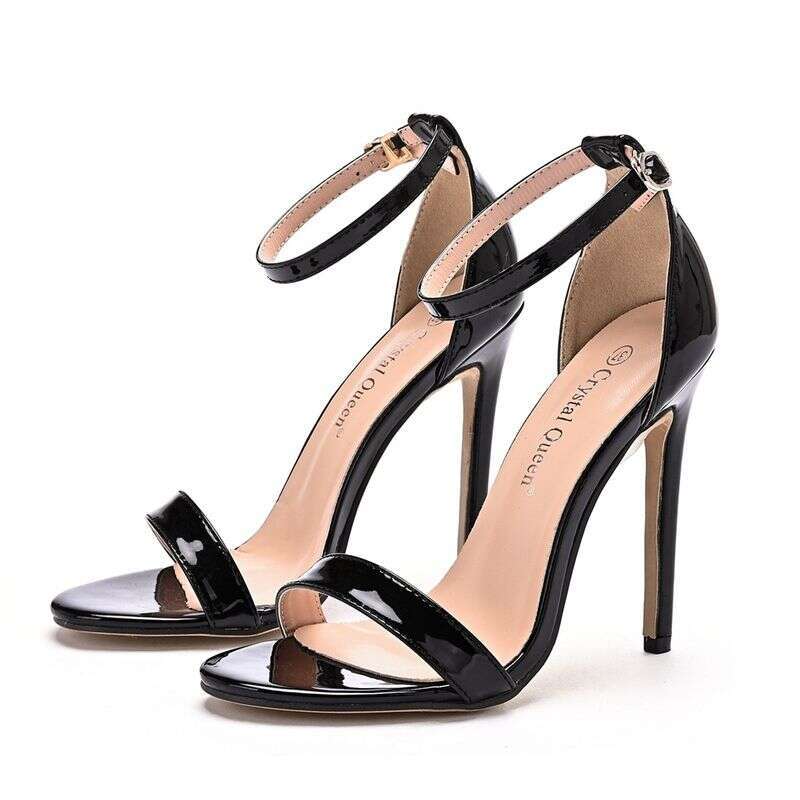 P9 44, 45, Men's Cross-Dressing Stage Performance High-Heeled Sandals, One-Line Straps, Large Size Shoes