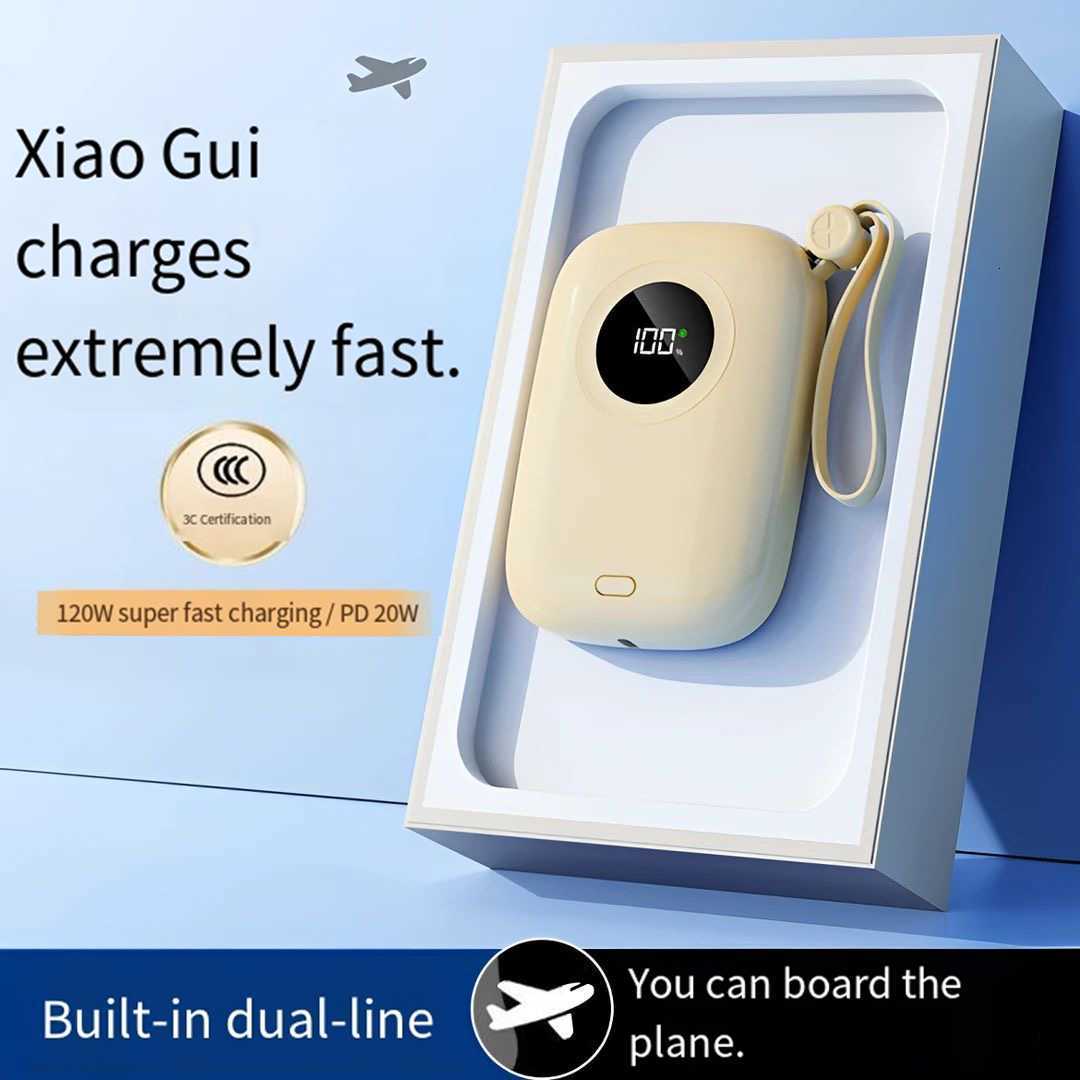 Mini 20000mAh Portable Charger - 120W Super Fast Charging Large Capacity Mobile Power Bank