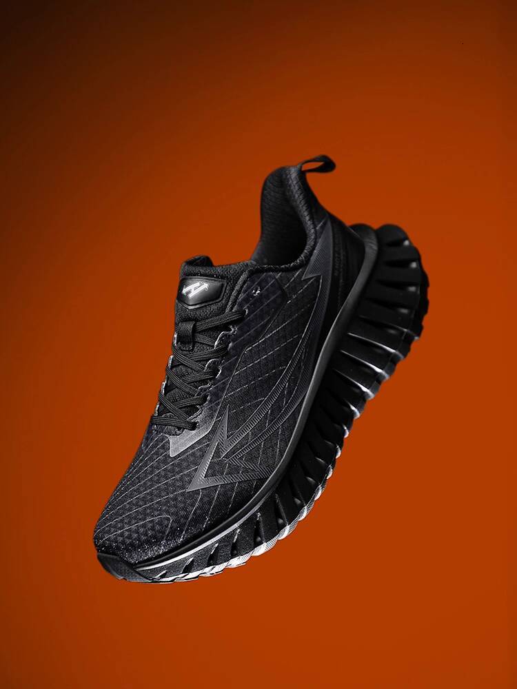 NHOT Running for Men Spring Autumn Summer Sports Shock Absorption Thick Sole Hiking Mountaineering Men's Shoes Black