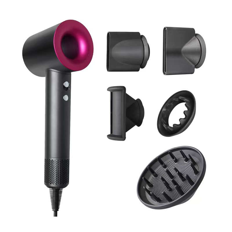 Dryers Anion Blower Mute Hairdryer Air Wrap Care Electric Hair Drier Quickdry Safety Negative Ion Professional Salon Leafless Blow Powerful Travel Hom