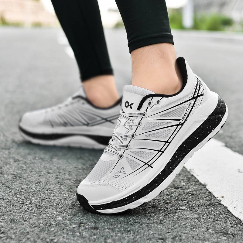 ONKE Autumn Sports Men Lightweight Mesh Casual Women Breathable Cushioning Non-slip Wear-resistant Running Shoes