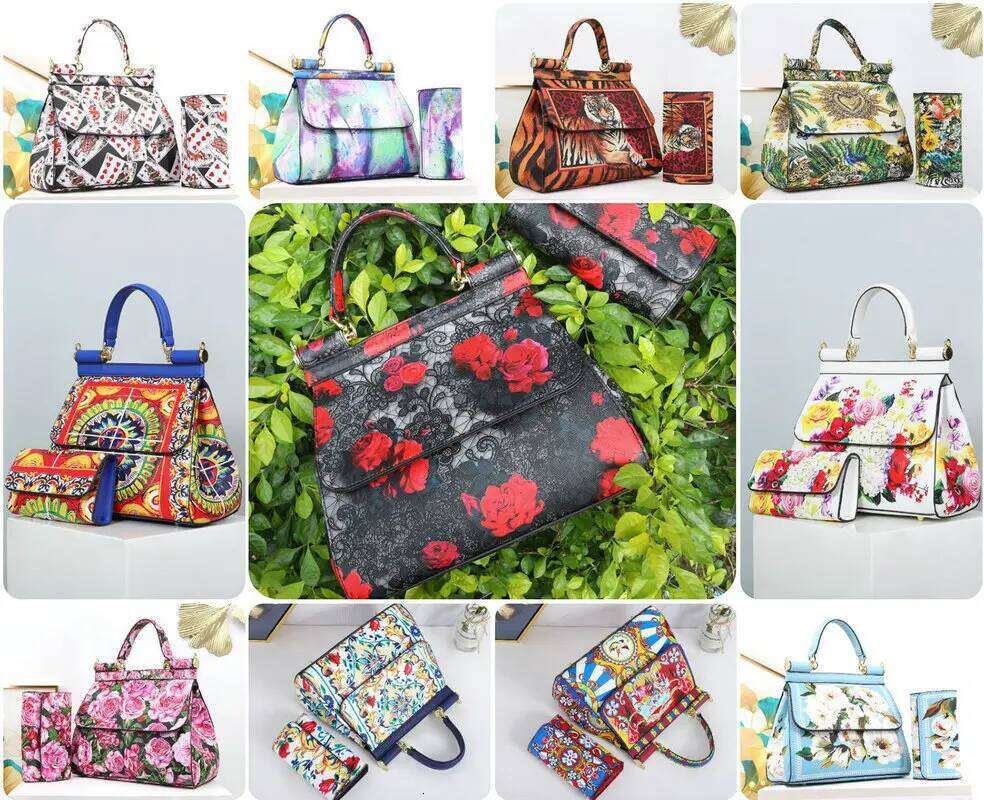 2025 Designer Purse Suit Printing Shoulder Totes Ladies Bolsa Classic Crossbody Bags For Women Frame Handbag Retro Print
