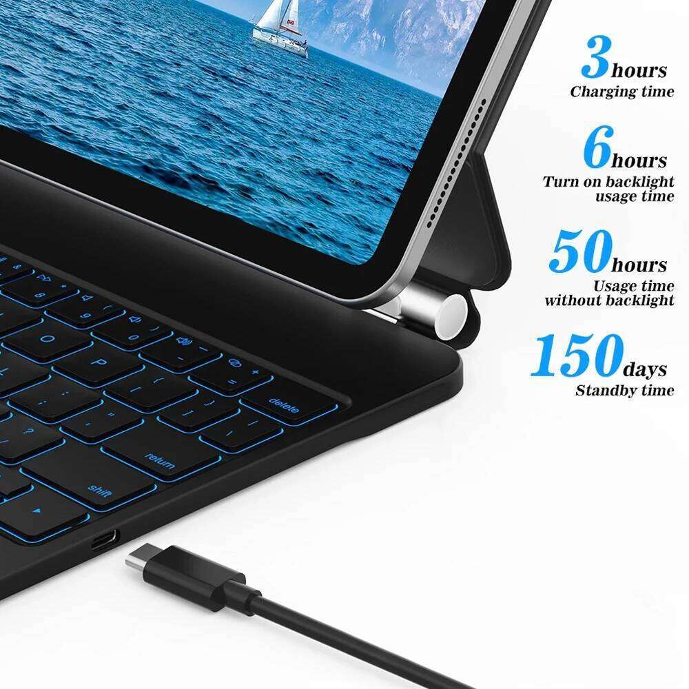 Magic Bluetooth th in Wireless for IPad Air Pro Backlit Keyboard