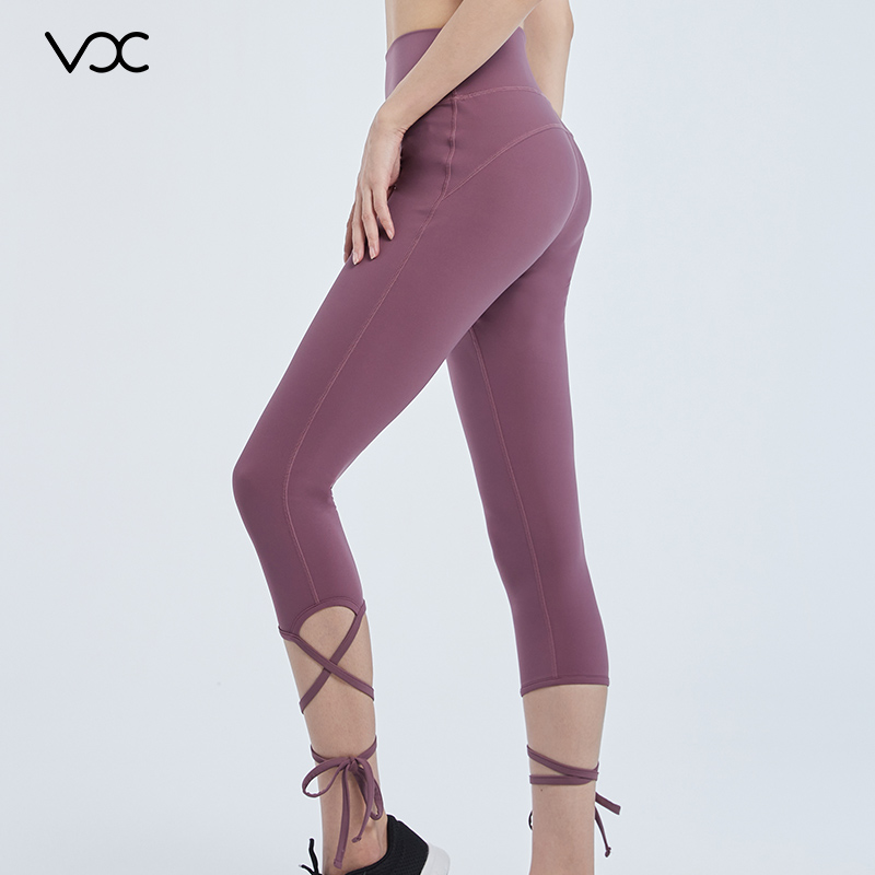 Trendy Designer-Sportswear Sports Yoga Pants Featuring Innovative X-Cross Strapping