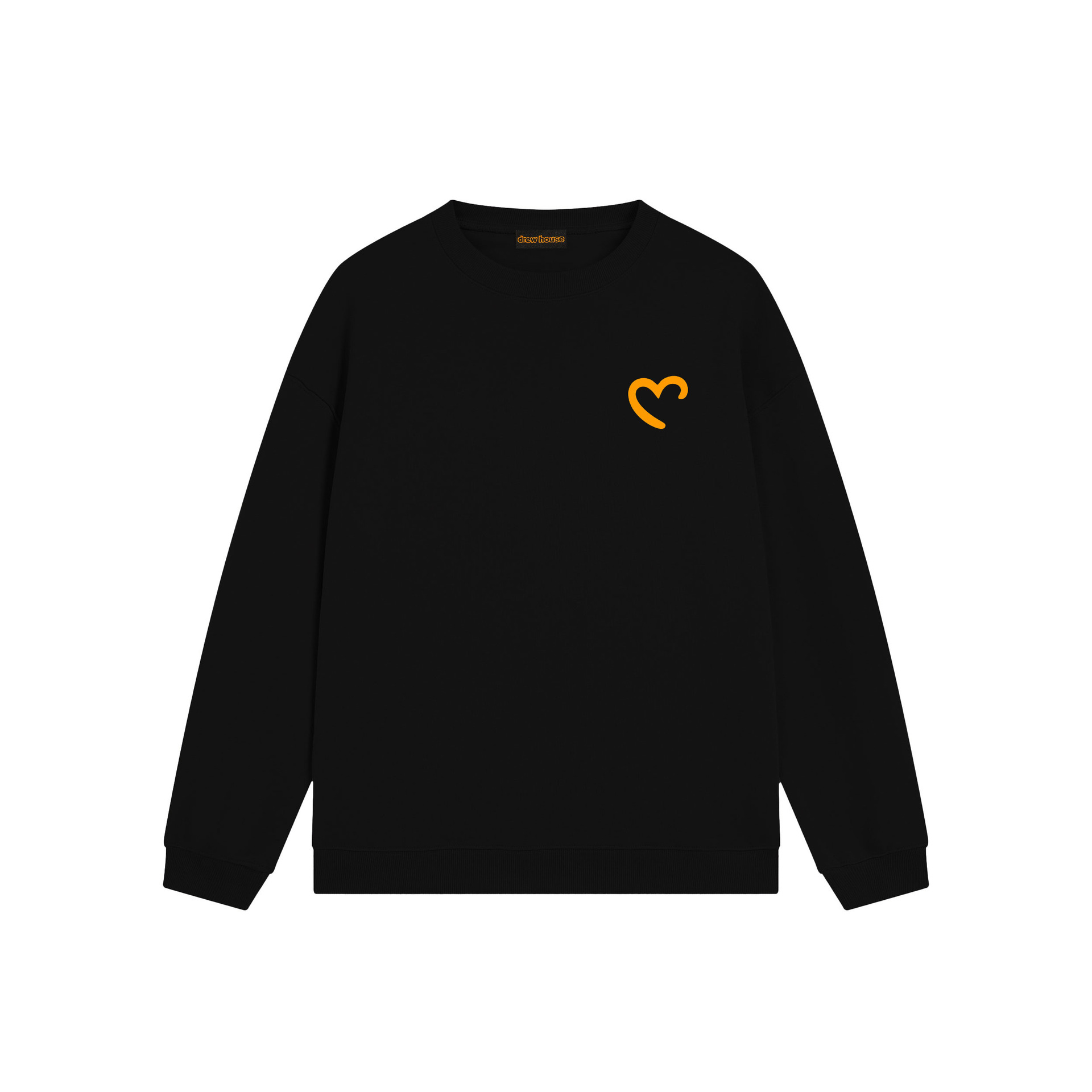Drew House New Incomplete love T Shirt Men's and Women's Long Sleeve Tshirt Designer Luxury