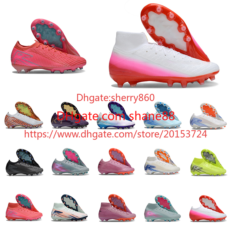 Soccer Shoes 16 Elite XXV AG Cleats Lace-Up Outdoor Football Boots scarpe da calcio Mens boys women Size 35-45EUR