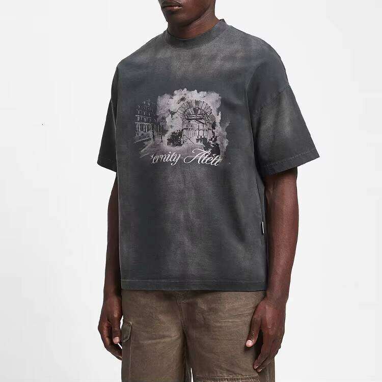 100% Cotton High Quality Heavyweight Oversized T-Shirt Men's 260 GSM Printed Blank Design Knitted Fabric