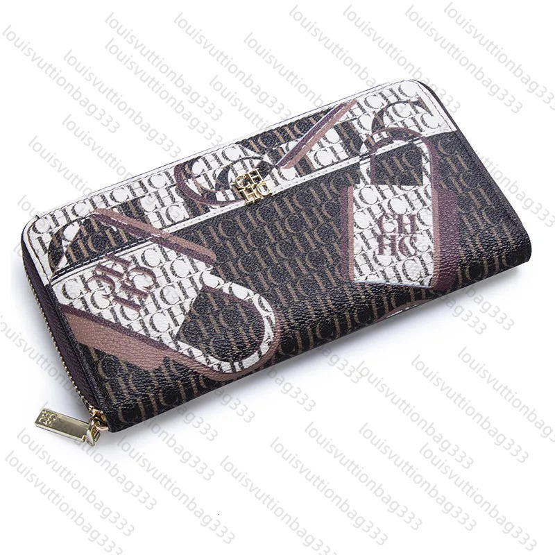 Luxury Bag wallet designer CHHC Printed Design Women's Wallet Fashion Classic Long Standard Wallet Floral Card Holder
