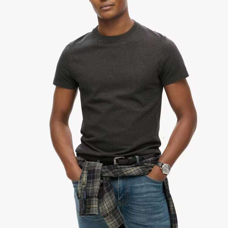 Premium Men's Oversized T-Shirt 100% Cotton Sports Shirt Competitive -- Simple Solid Design