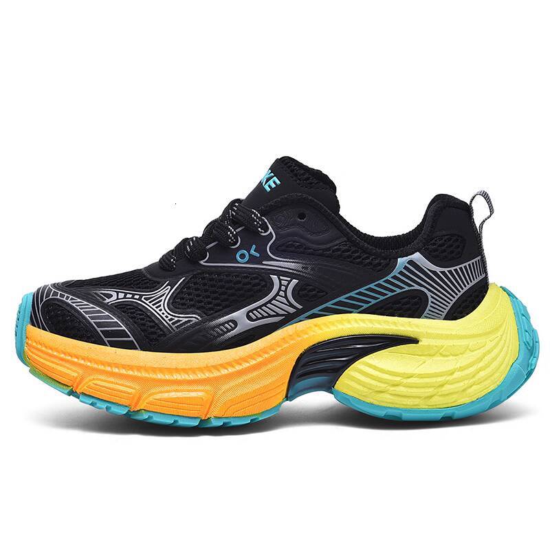 ONKE Ultra-Light Couple Running Shoes for Men and Women Breathable Mesh Shock Absorbing Wear-Resistant Non-Slip Casual Sports Shoes