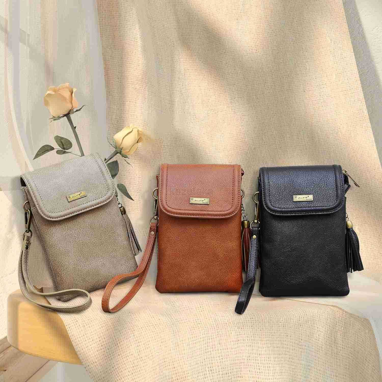 Small Crossbody Bags for Women Crossbody Cell Phone Bag Tassel Wallet Purses with 2 Strap Best Gift for Women Z250911