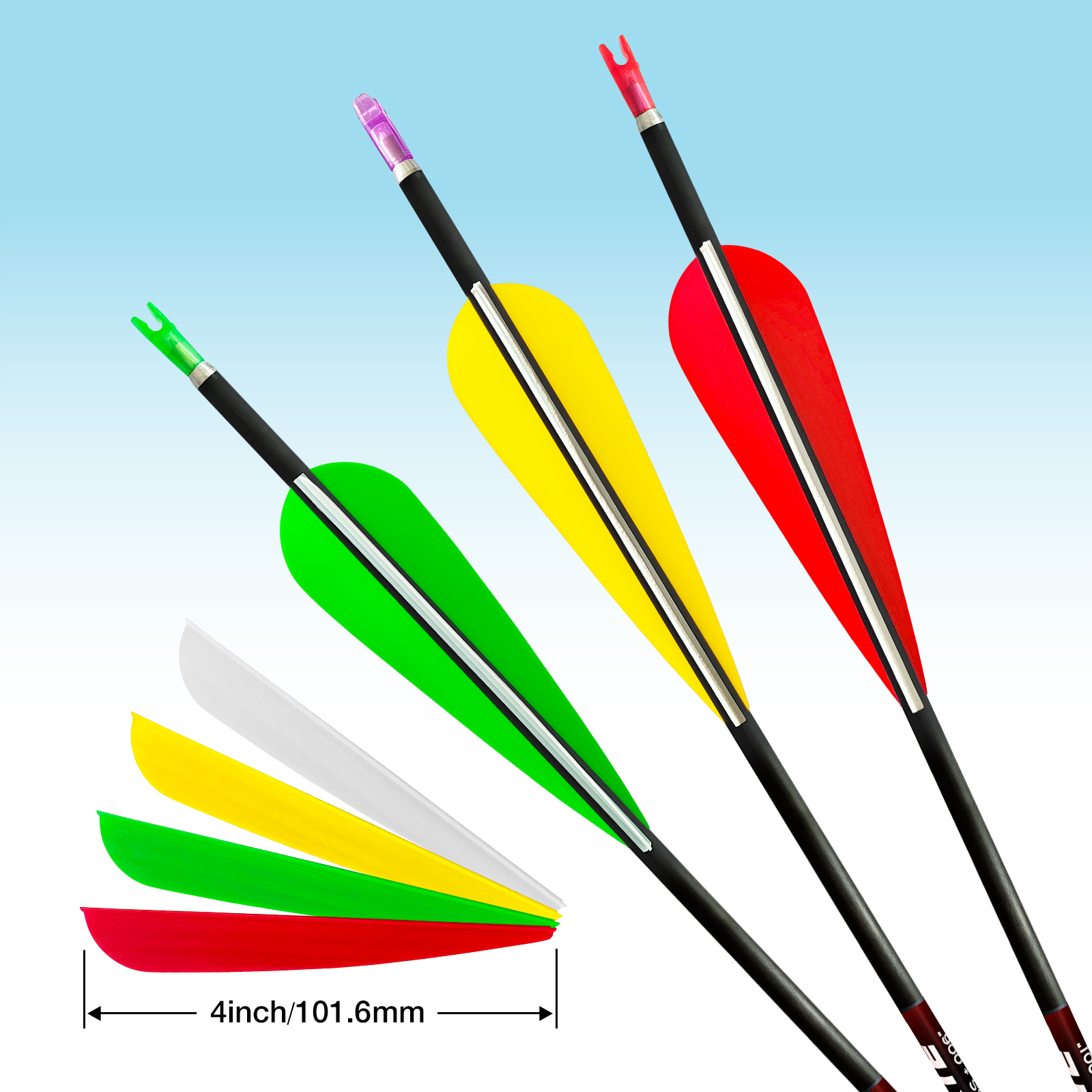 High-Density Carbon Fiber Archery Arrows Premium Grade 4.2mm Diameter & 31-Inch Longitudinal Design Compatible Across Recurves and Compound Models