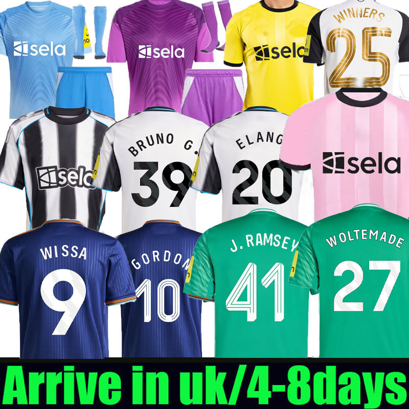25 26 Woltemade WISSA newcastl e soccer jerseys Elanga CARABAO CUP FINAL burn 2025 2026 BARNES BRUNO G. Gordon MURPHY TONALI Football Shirt Home THIAW fans Player home