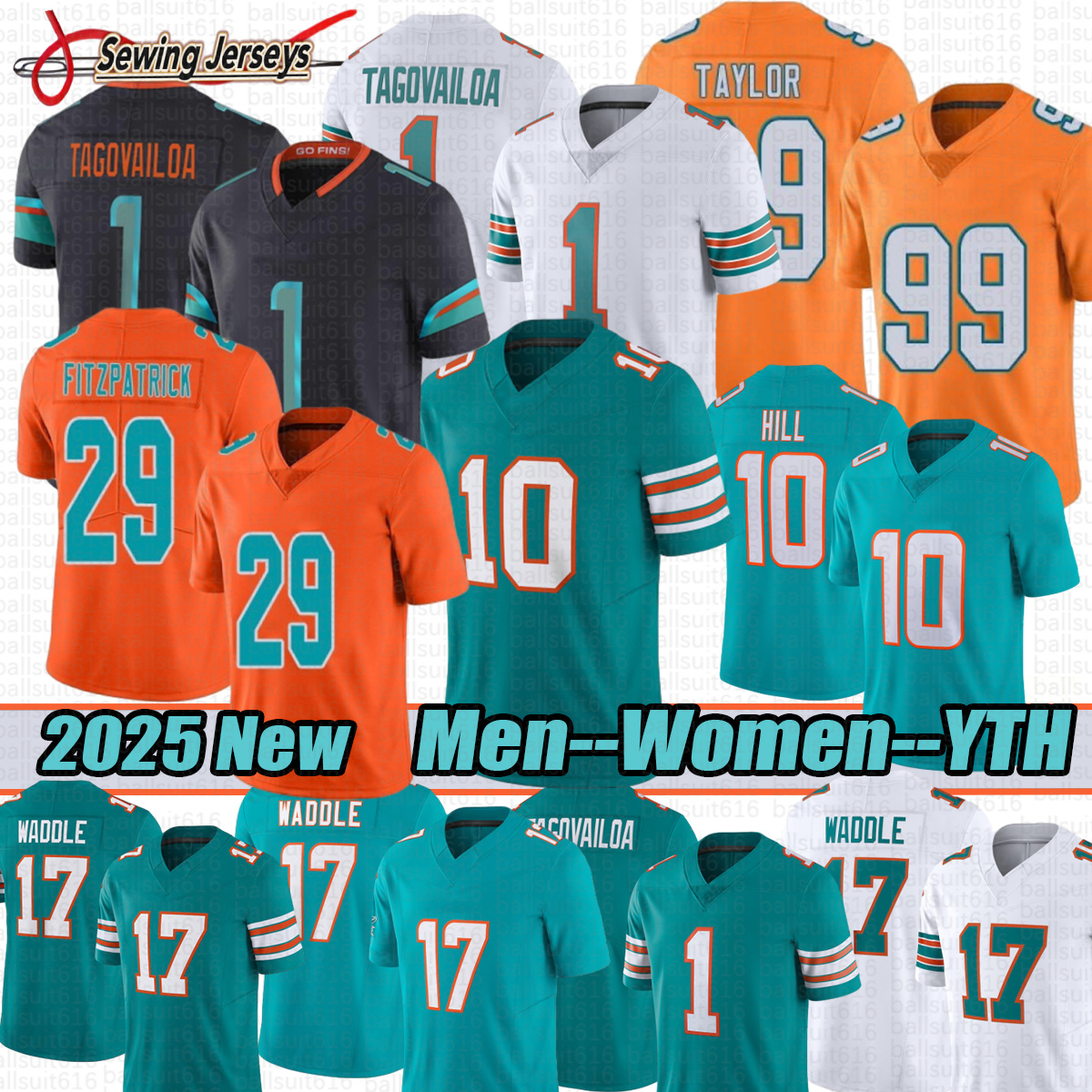 Miami city Dolphinss jersey Tyreek Hill Tua Tagovailoa Football Jerseys Jaylen Waddle Jalen Ramsey Jaelan Phillips Raheem Mostert Beckham Football Jerseys