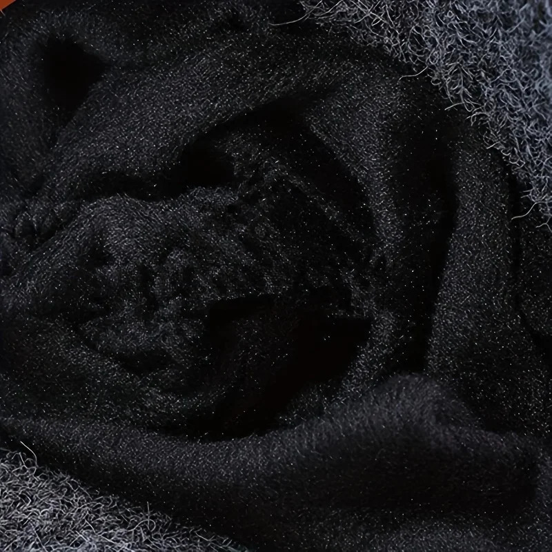 Winter warm woolen hat for middleaged and elderly people mens onepiece snowflake ear protection thickened knitted hat for a 250902