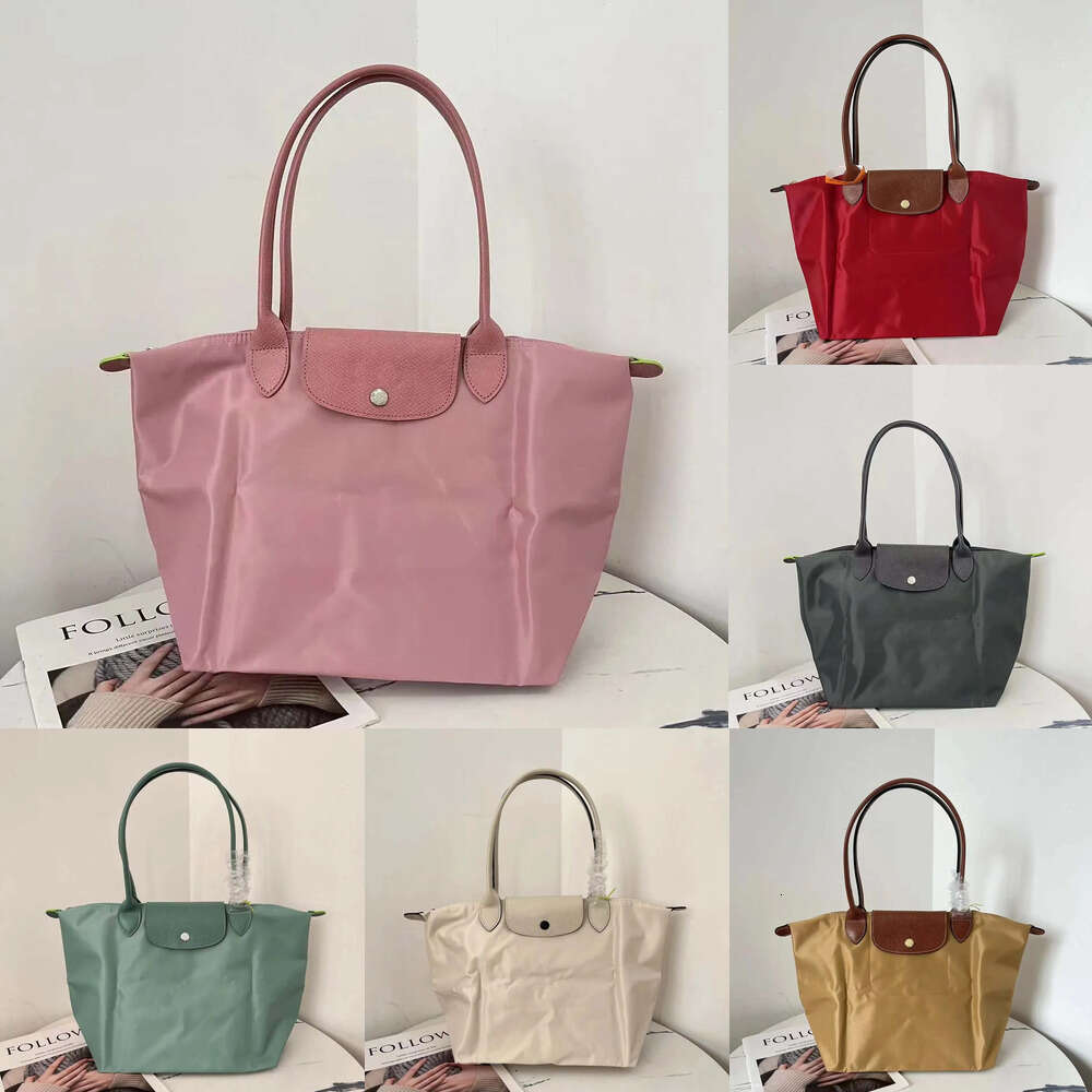 longly champity bags Designer Nylon Tote Shoulder Bags Computer Women Lady Large Shopping Bag Handbags Beach Navy Blue Black brown large sizes